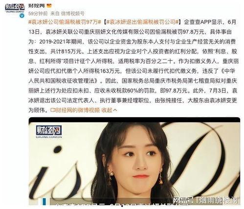 明星网红公司被罚,行业监管再升级！”